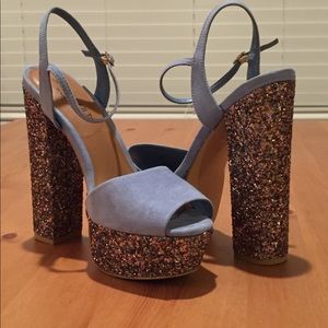 Nasty Gal Glitter Heels